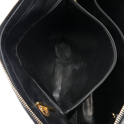 Chanel Caviar Skin Tote Bag Black