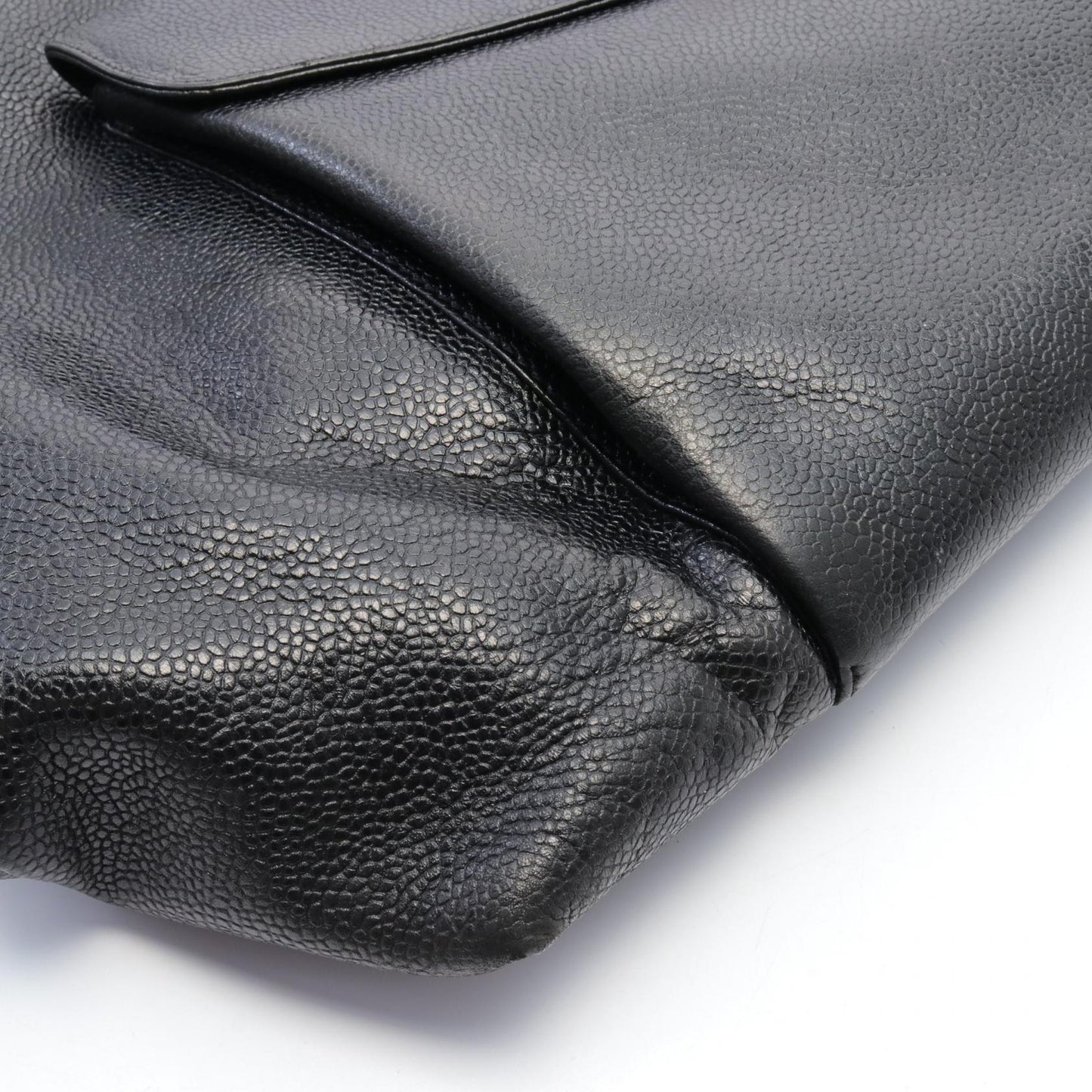 Chanel Caviar Skin Tote Bag Black