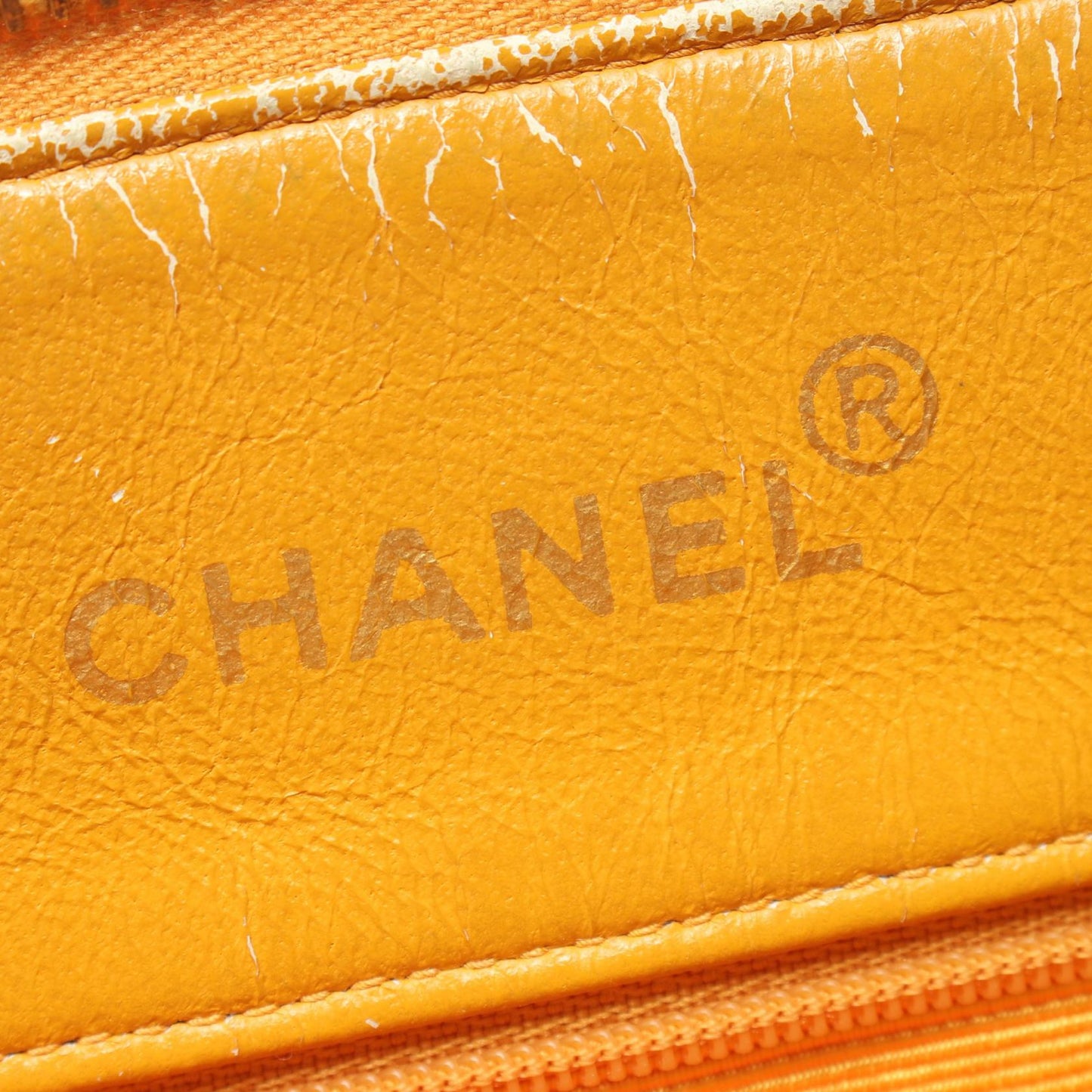 Chanel Caviar Skin Matelasse Shoulder Bag Yellow