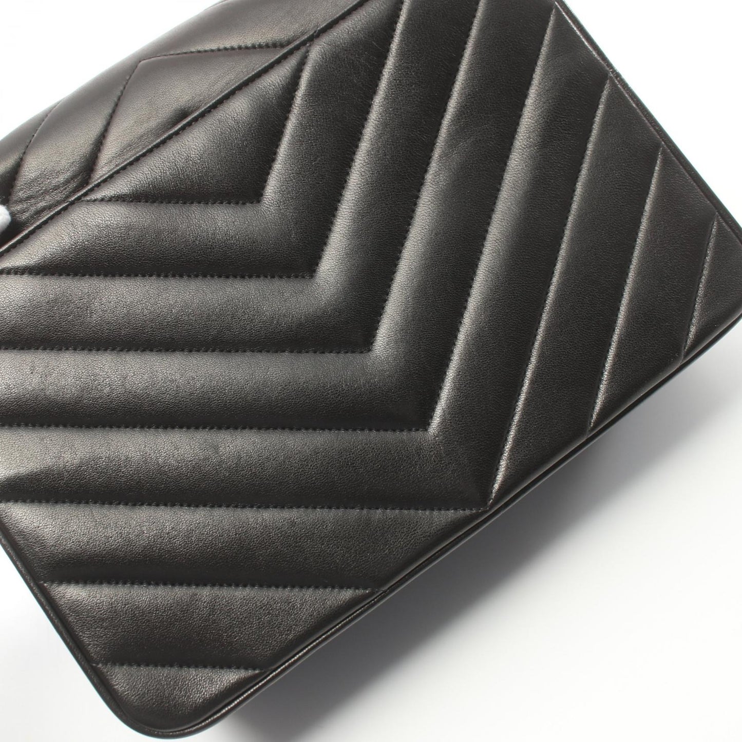 Chanel V Stitch Chevron Mademoiselle Shoulder Bag Leather Shoulder Bag 2572722