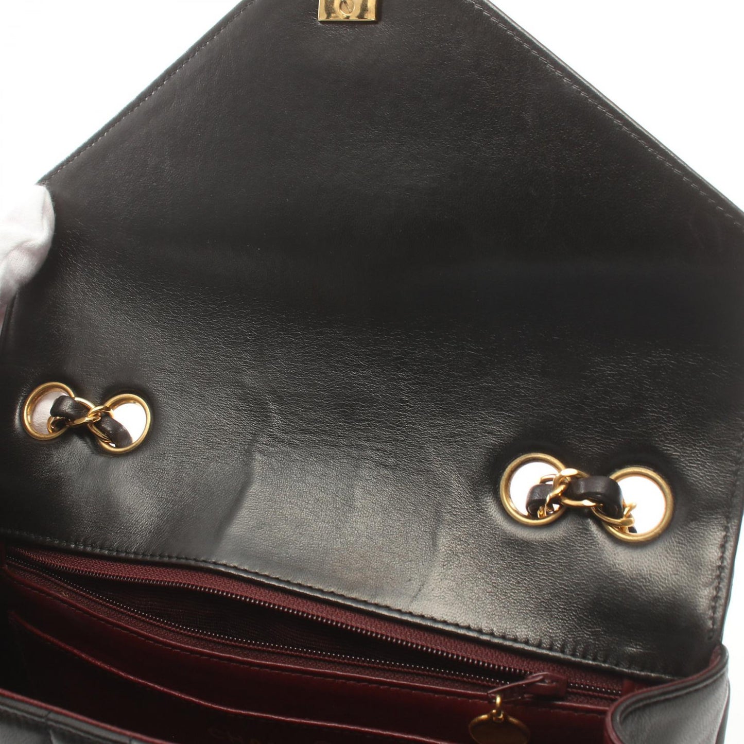 Chanel V Stitch Chevron Mademoiselle Shoulder Bag Leather Shoulder Bag 2572722