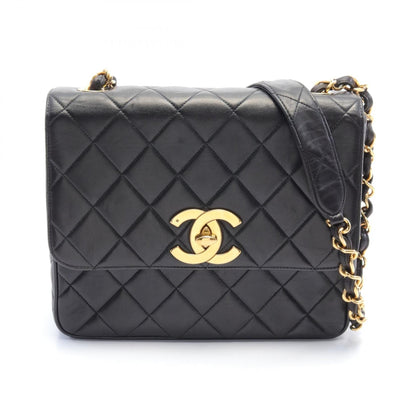 Chanel Matelasse Lambskin Shoulder Bag Black