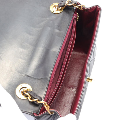 Chanel Matelasse Lambskin Shoulder Bag Black