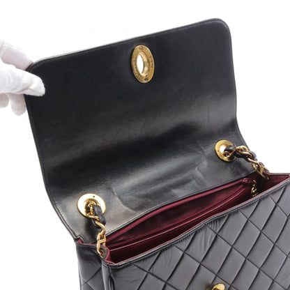 Chanel Matelasse Lambskin Shoulder Bag Black