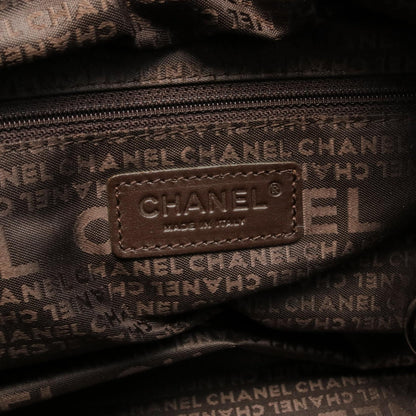 Chanel Caviar Skin Chocolate Bar Shoulder Bag A26135