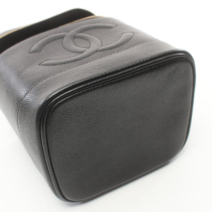 Chanel Vanity Bag Leather Vanity Bag A01998 in New Condition