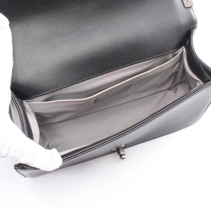 Chanel Boy Shoulder Bag Lambskin Black