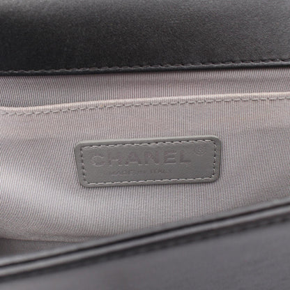 Chanel Boy Shoulder Bag Lambskin Black