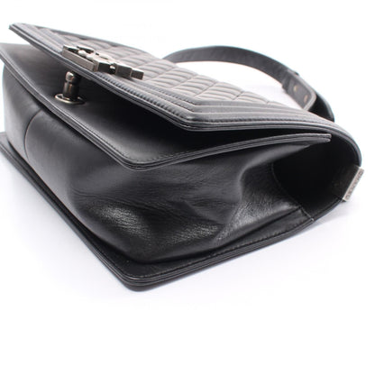Chanel Boy Shoulder Bag Lambskin Black