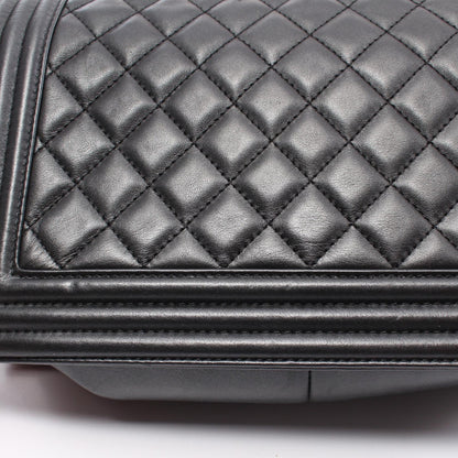 Chanel Boy Shoulder Bag Lambskin Black