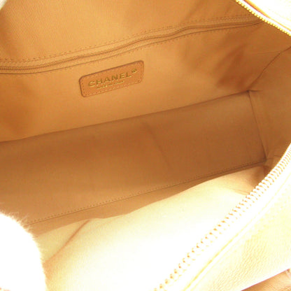 Chanel Boston Bag Leather Handbag in New Condition