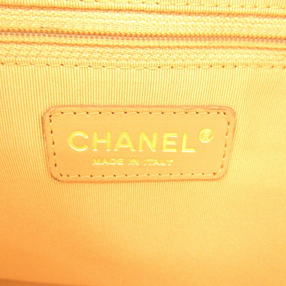 Chanel Boston Bag Leather Handbag in New Condition