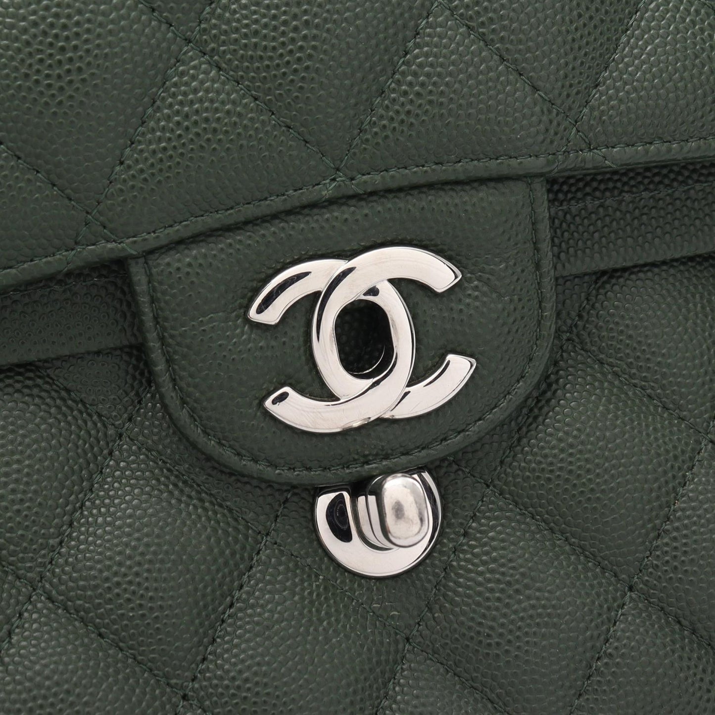 Chanel Caviar Double Flap Shoulder Bag