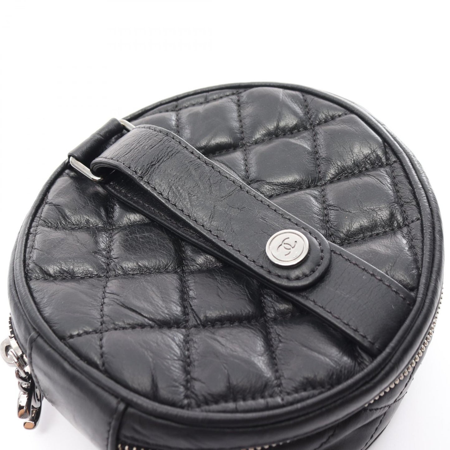Chanel Matelasse Leather Handbag Black
