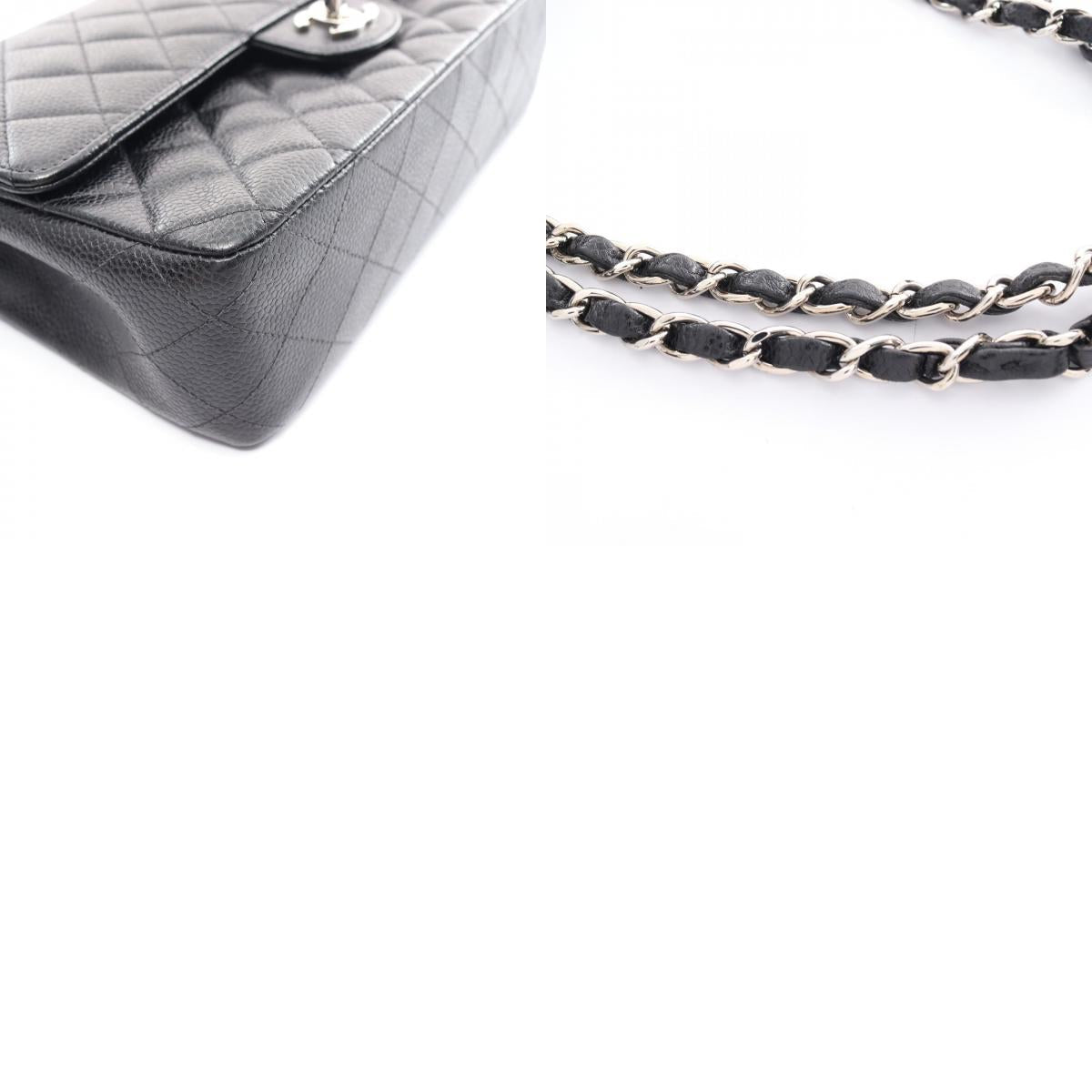 Chanel Caviar Double Flap Shoulder Bag