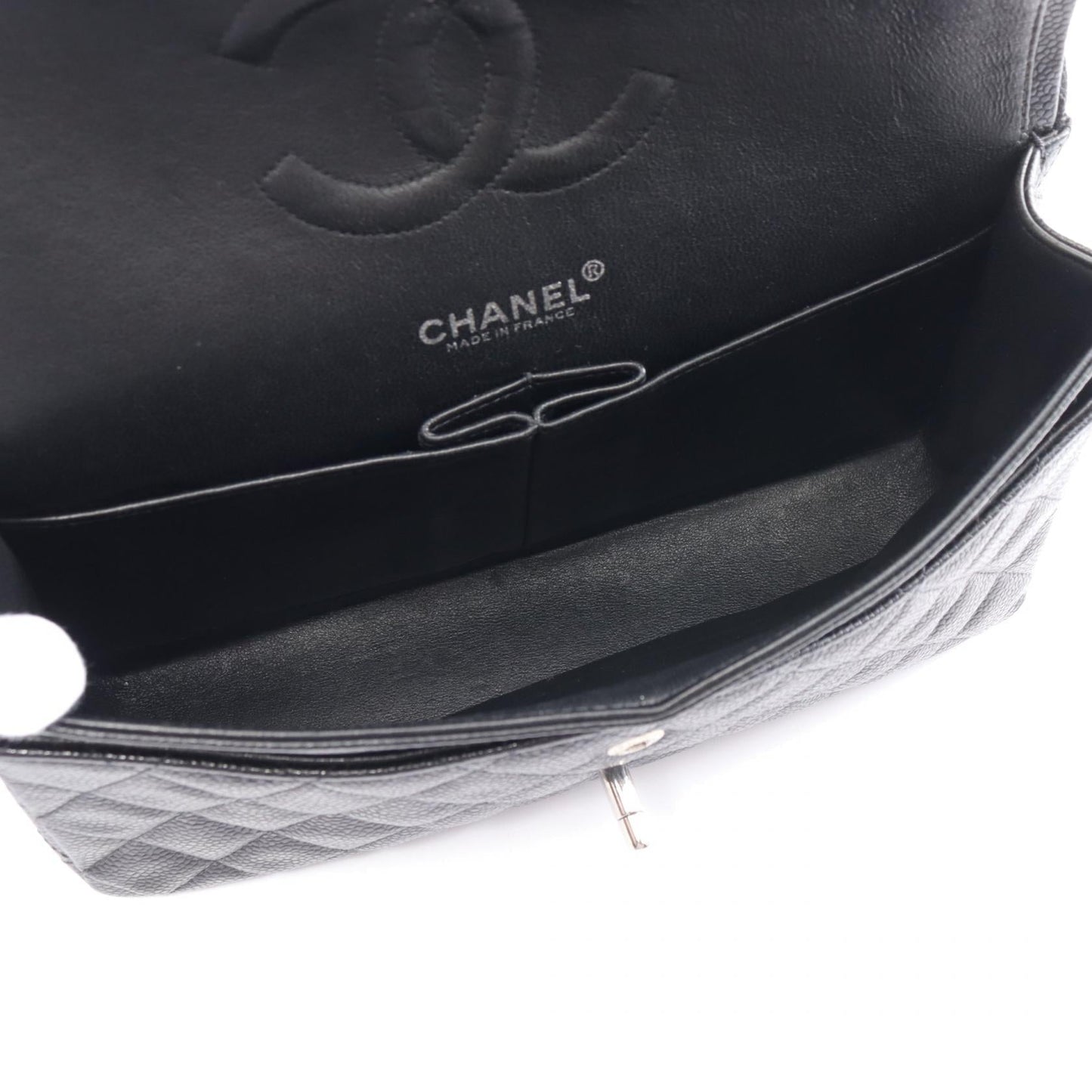 Chanel Caviar Double Flap Shoulder Bag