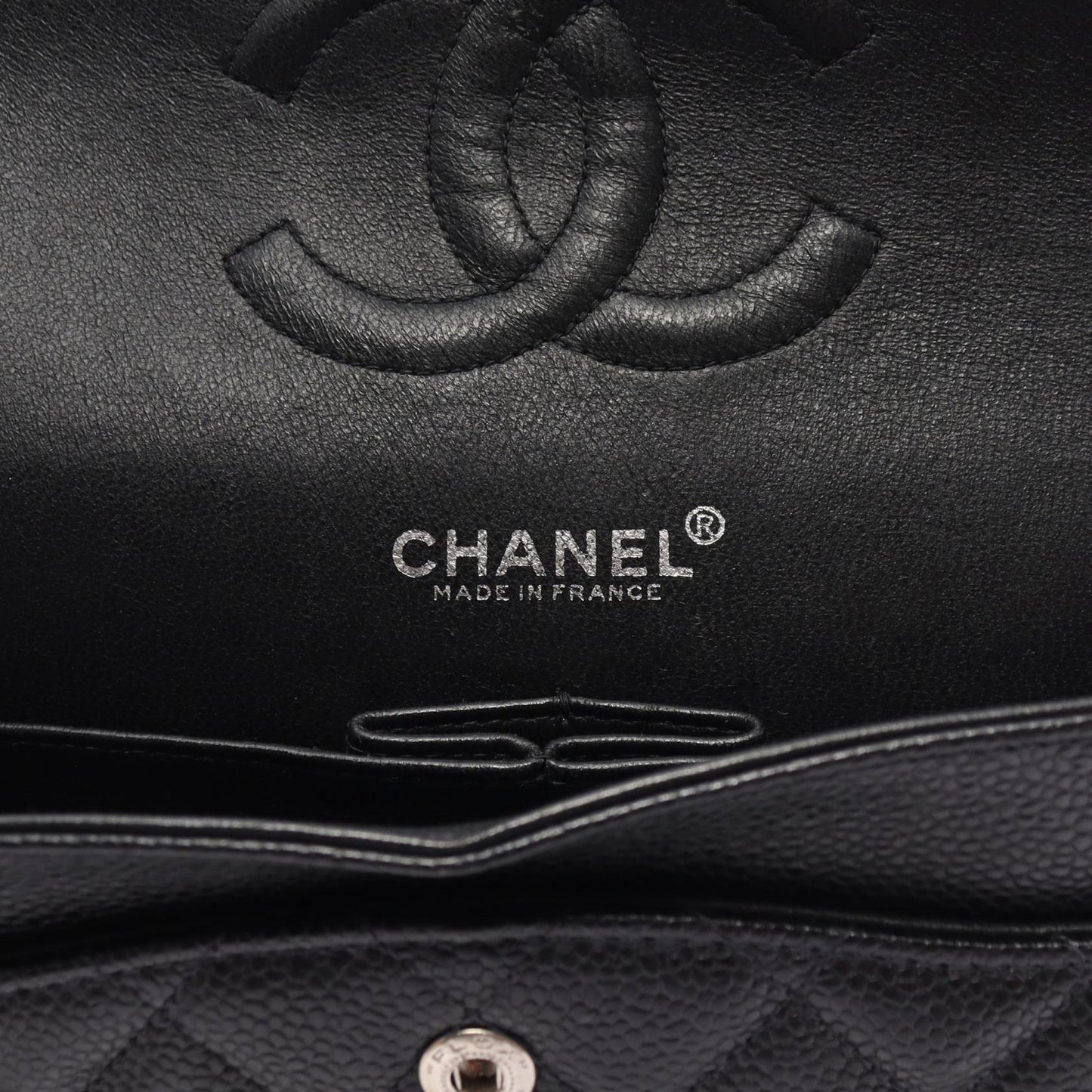 Chanel Caviar Double Flap Shoulder Bag