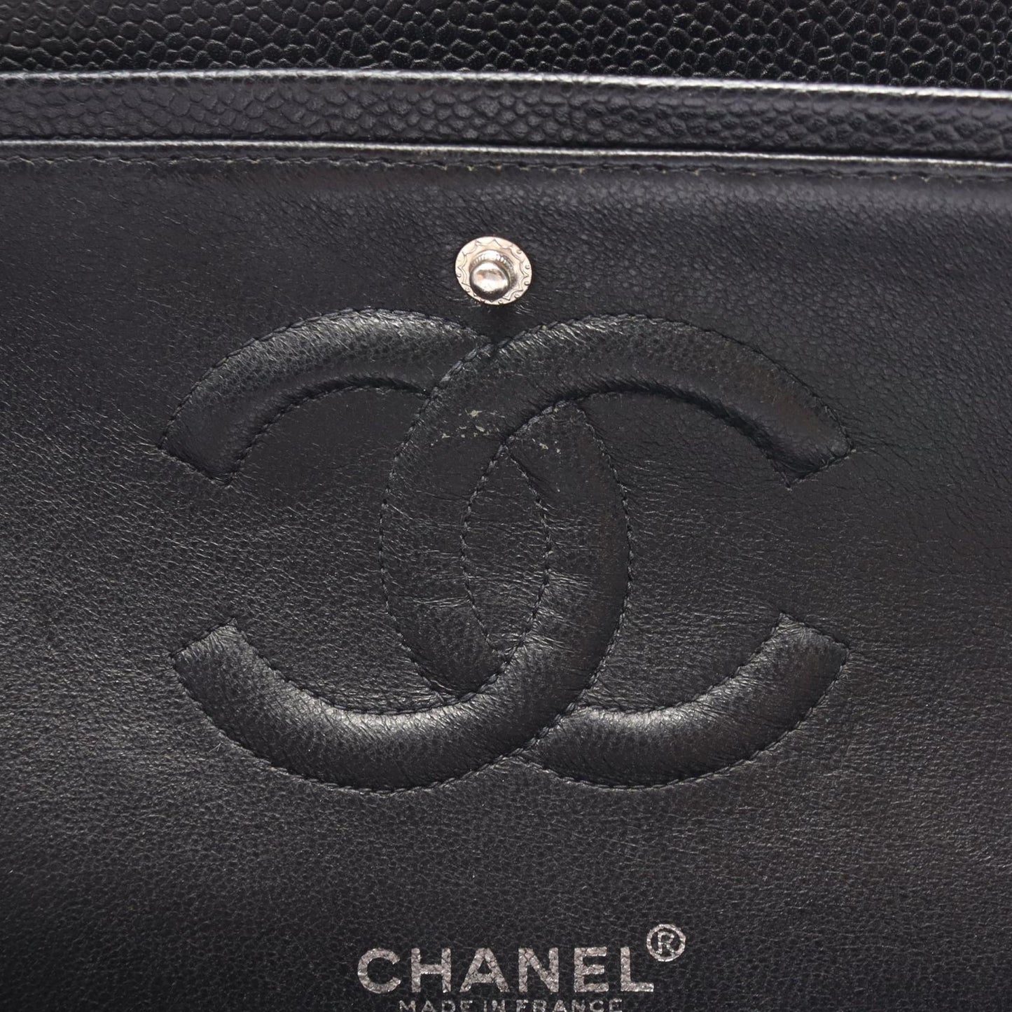 Chanel Caviar Double Flap Shoulder Bag