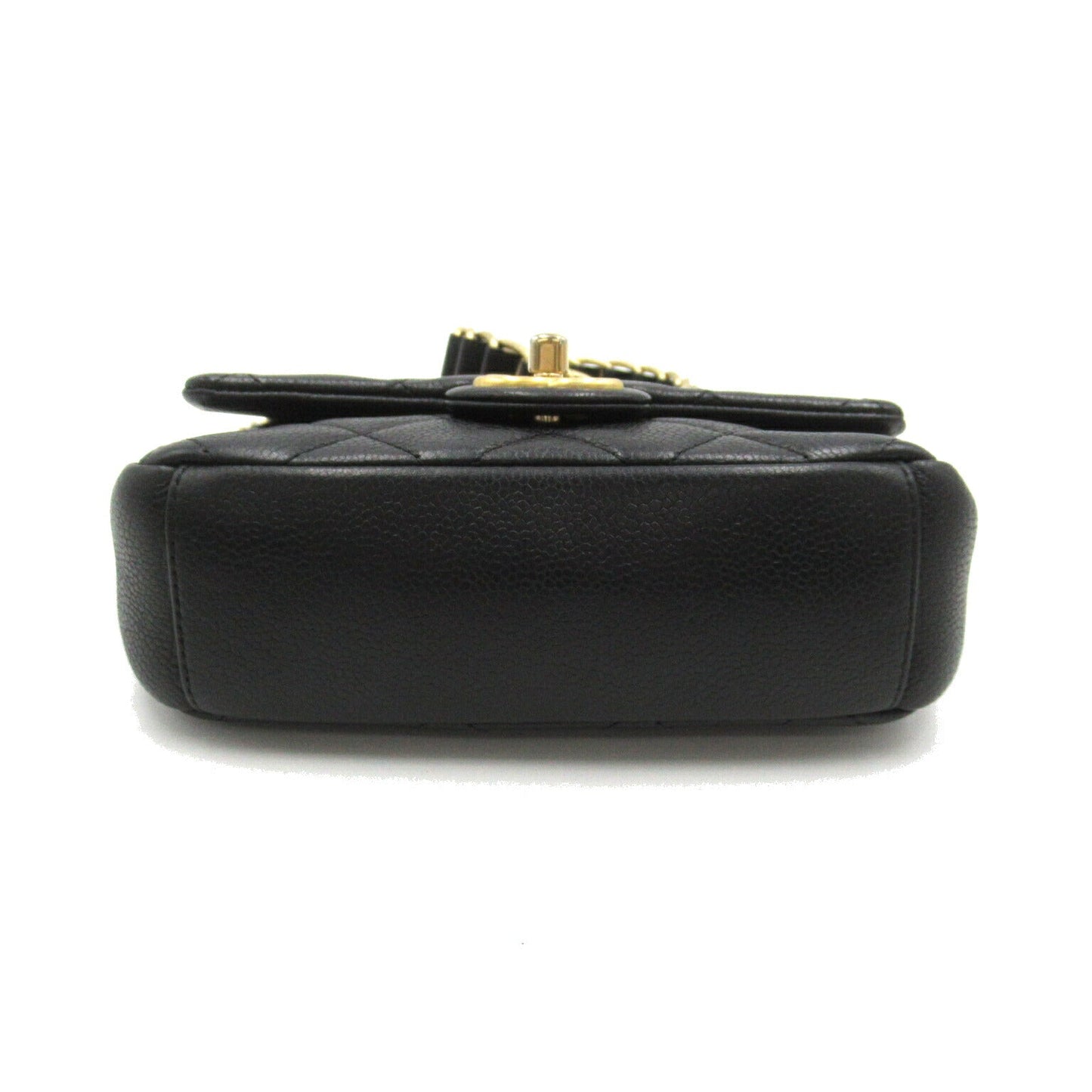 Chanel Mini Matelasse Chain Shoulder Bag Black