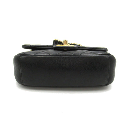 Chanel Mini Matelasse Chain Shoulder Bag Black