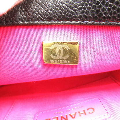 Chanel Mini Matelasse Chain Shoulder Bag Black