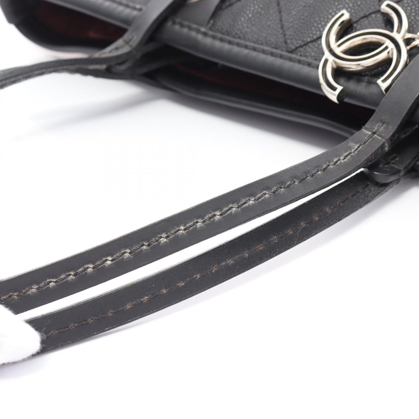 Chanel CC On the Road Tote  Leather Tote Bag A92211 in New Condition