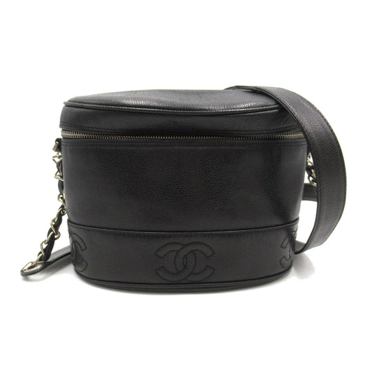 Chanel Chanel Coco Mark Caviar Skin Shoulder Bag Leather Shoulder Bag 4552842 in New Condition