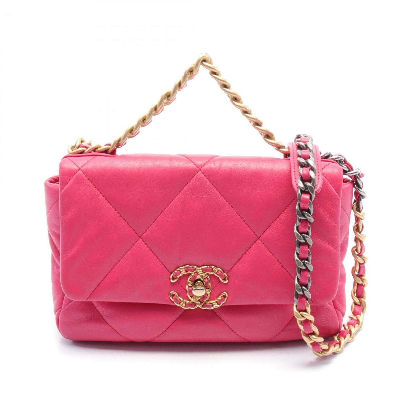 Chanel 19 Matelasse Leather Shoulder Bag