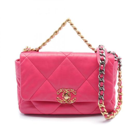 Chanel 19 Matelasse Leather Shoulder Bag