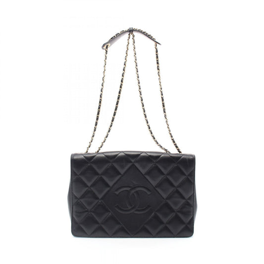 Chanel CC Full Flap Matelasse Bag  Leather Shoulder Bag in New Condition