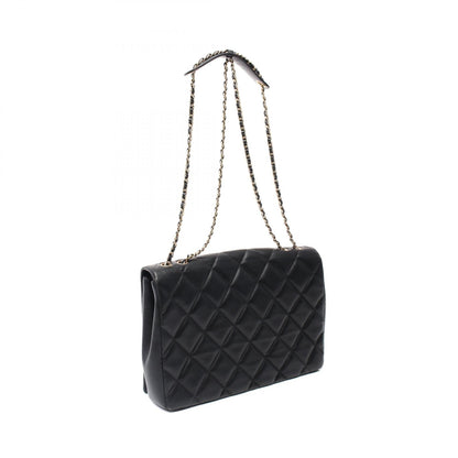 Chanel CC Full Flap Matelasse Bag  Leather Shoulder Bag in New Condition