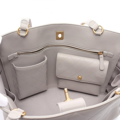 Chanel Matelasse Tote Bag Leather Tote Bag AS3508