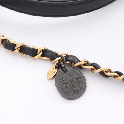 Chanel Matelasse Lambskin Shoulder Bag Black