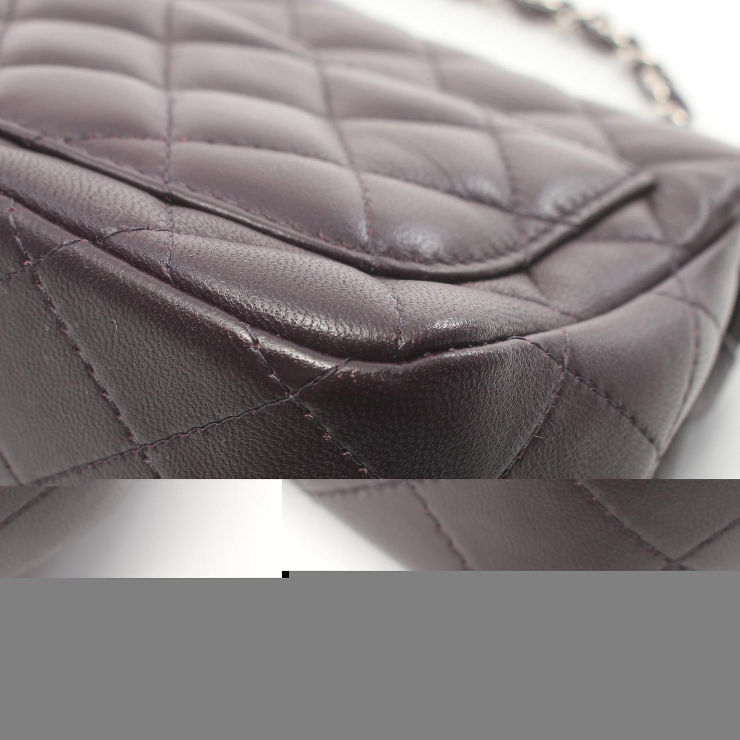 Chanel Mini Matelasse Shoulder Bag Purple