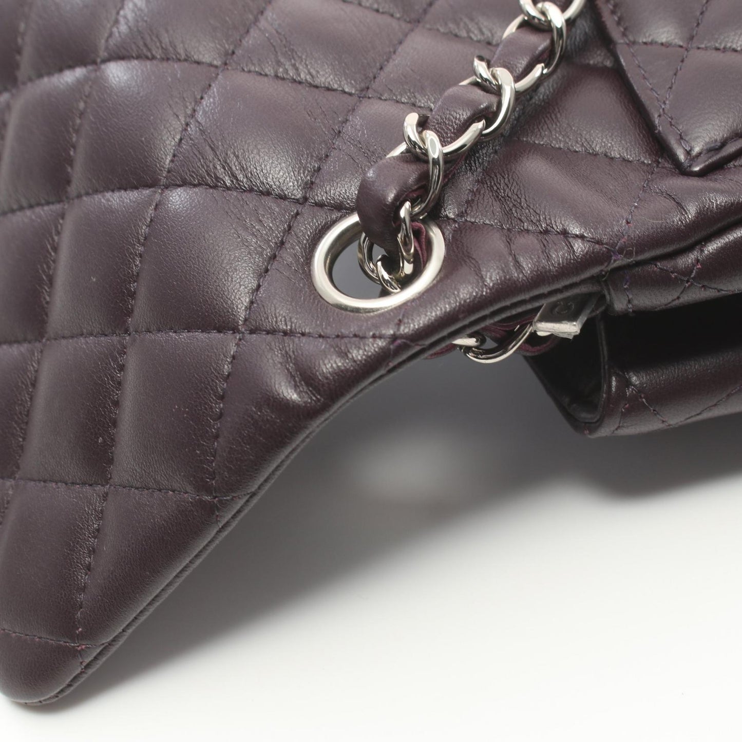 Chanel Mini Matelasse Shoulder Bag Purple