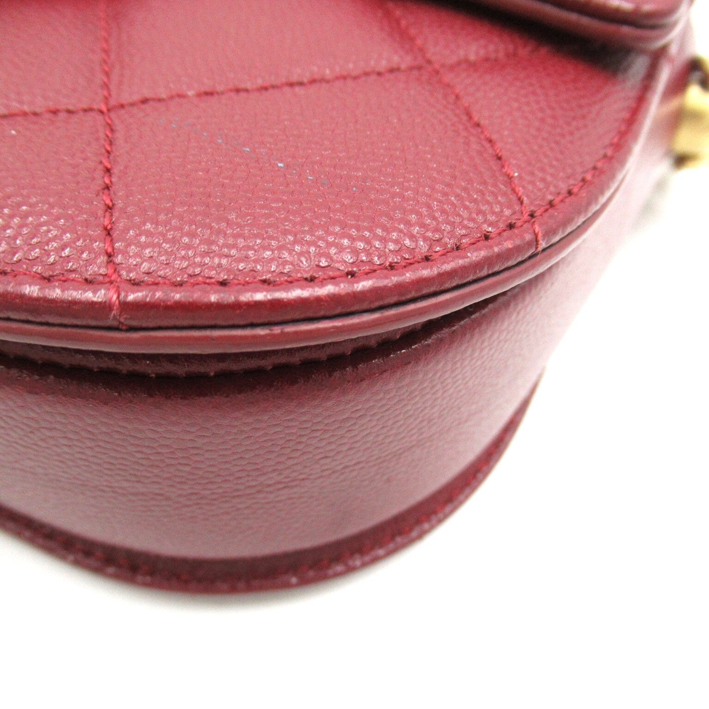 Chanel CC Quilted Caviar Crossbody Bag Leather Crossbody Bag AS2484