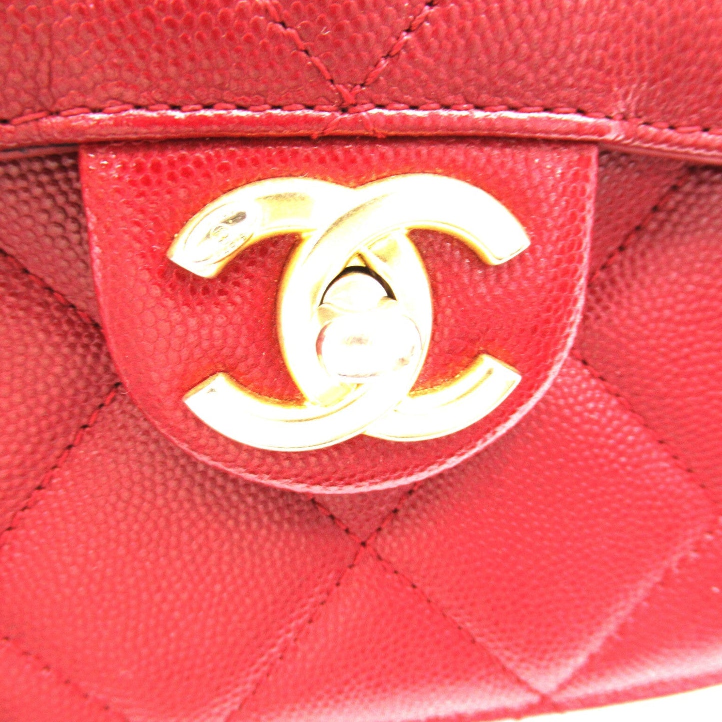Chanel CC Quilted Caviar Crossbody Bag Leather Crossbody Bag AS2484