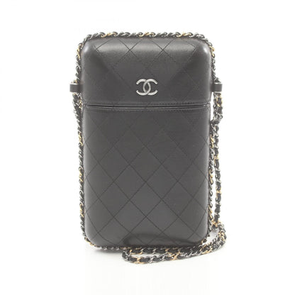 Chanel Matelasse Leather Shoulder Bag Black