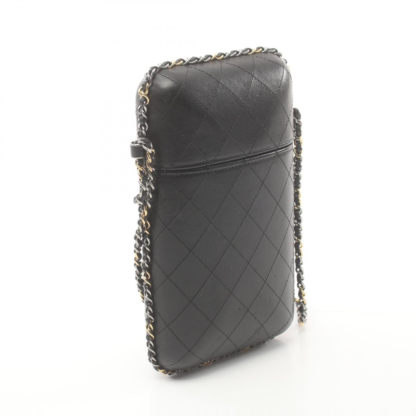 Chanel Matelasse Leather Shoulder Bag Black