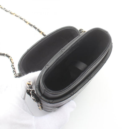 Chanel Matelasse Leather Shoulder Bag Black