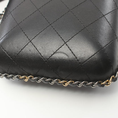Chanel Matelasse Leather Shoulder Bag Black