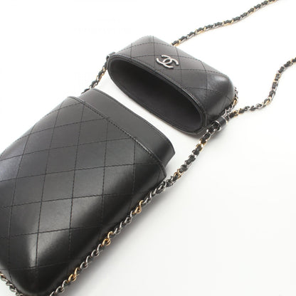 Chanel Matelasse Leather Shoulder Bag Black