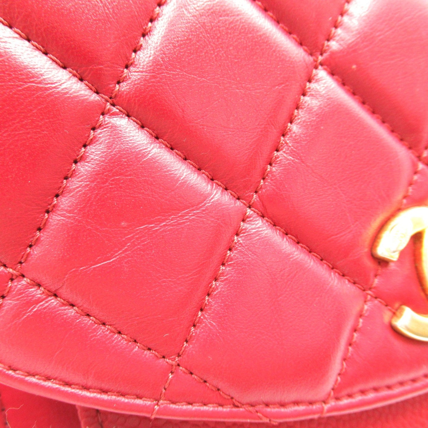 Chanel CC Matelasse Mini Shoulder Bag  Leather Shoulder Bag in New Condition