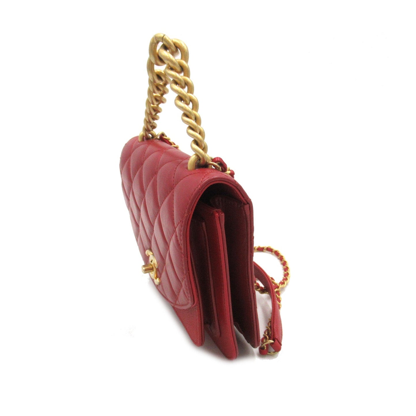 Chanel CC Matelasse Mini Shoulder Bag  Leather Shoulder Bag in New Condition