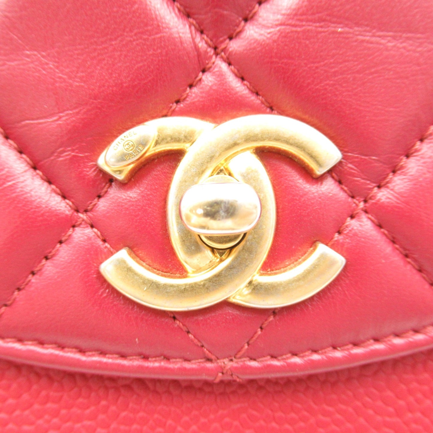 Chanel CC Matelasse Mini Shoulder Bag  Leather Shoulder Bag in New Condition