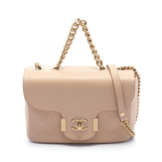 Chanel CC Quilted Leather Chain Shoulder Bag Leather Shoulder Bag A57217 in New Condition