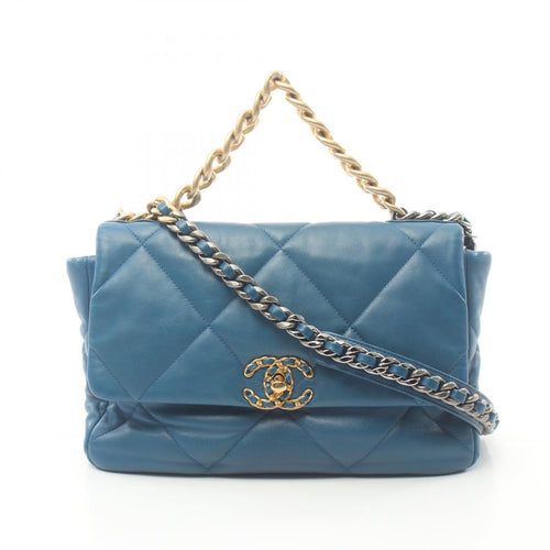 Chanel 19 dix-neuf Large Matelasse Shoulder Bag Leather Shoulder Bag AS1160