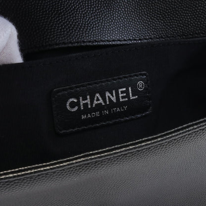 Chanel Boy Small Matelasse Shoulder Bag Black