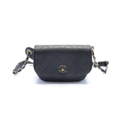 Chanel CC Quilted Leather Chain Belt Bag Leather Belt Bag in New Condition