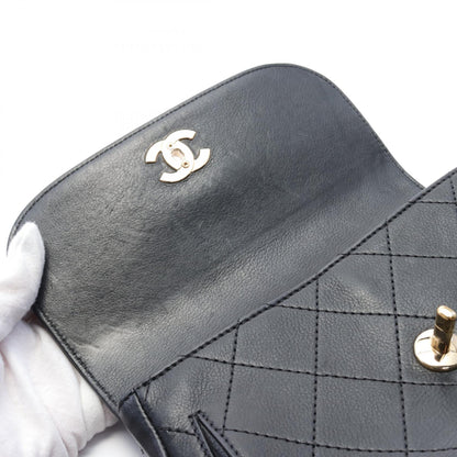 Chanel CC Quilted Leather Chain Belt Bag Leather Belt Bag in New Condition